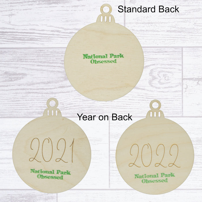 American Samoa National Park Christmas Ornament - Round