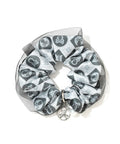 Aura Monogram Charm Scrunchie