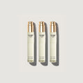 3x10ml Aventus For Her Atomiser Refill Set - Flat Lay, Gold & Ivory Vials | Creed Fragrances