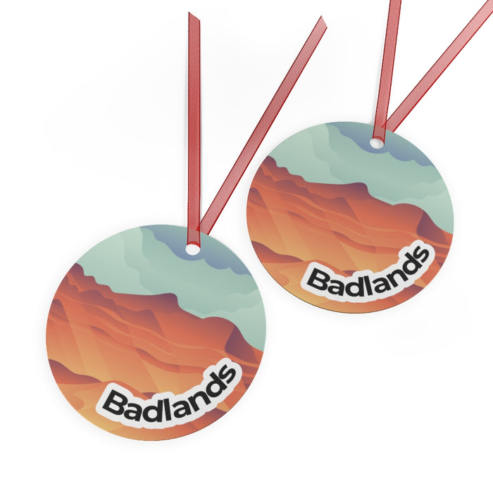 Badlands National Park Metal Ornament