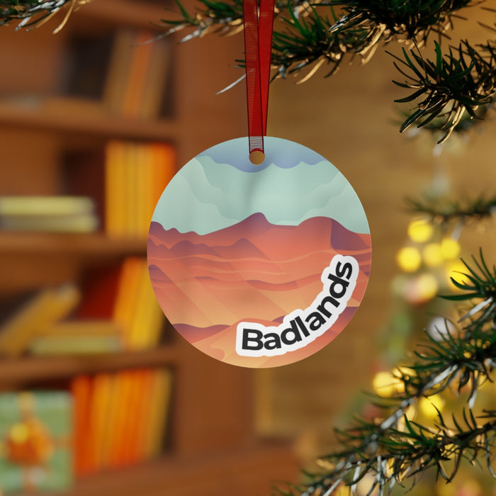 Badlands National Park Metal Ornament