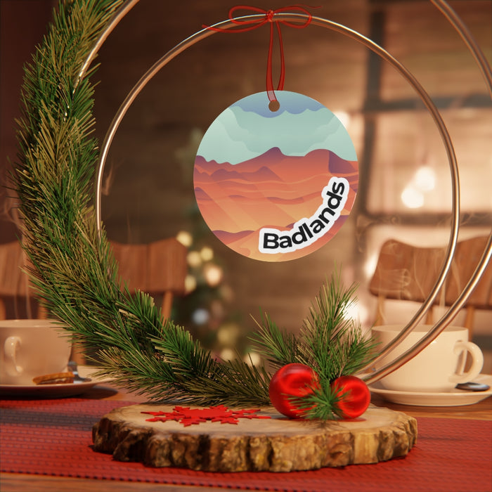 Badlands National Park Metal Ornament