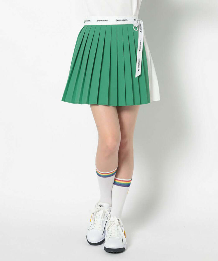 BC Ribbon Pleated Skirt | WOMEN