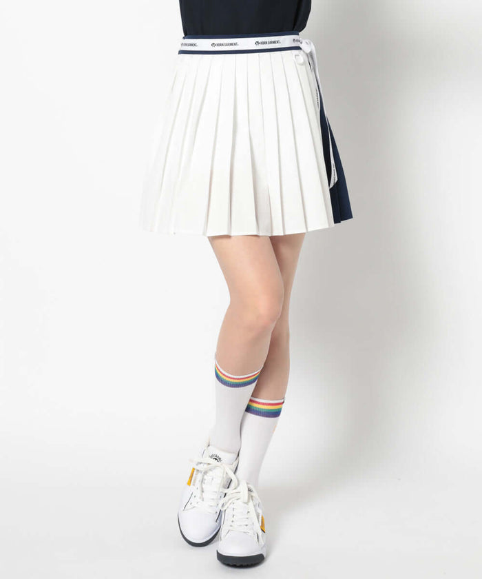 BC Ribbon Pleated Skirt | WOMEN
