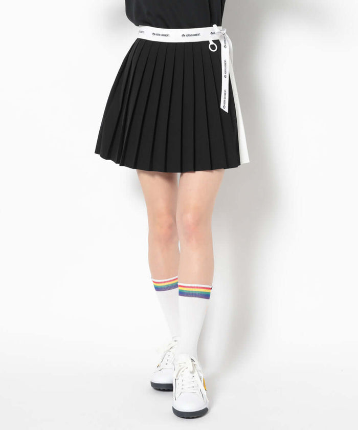 BC Ribbon Pleated Skirt | WOMEN