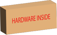 Bed Rails Hardware Box - Grey
