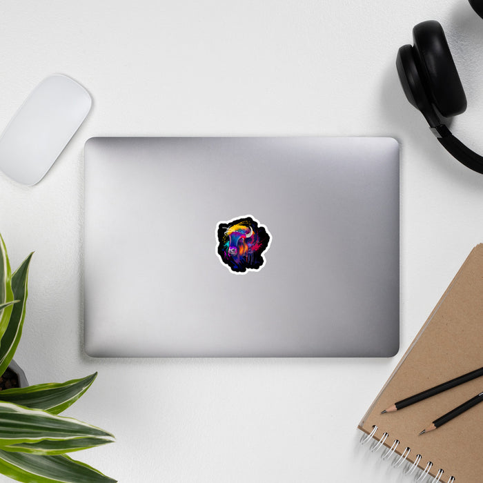 Bison Head Stickers