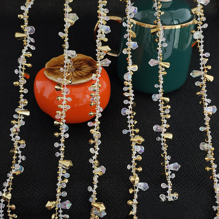 Bulk 16FT Gold Silver Twist Bead String Vase Filler Decoration Wholesale