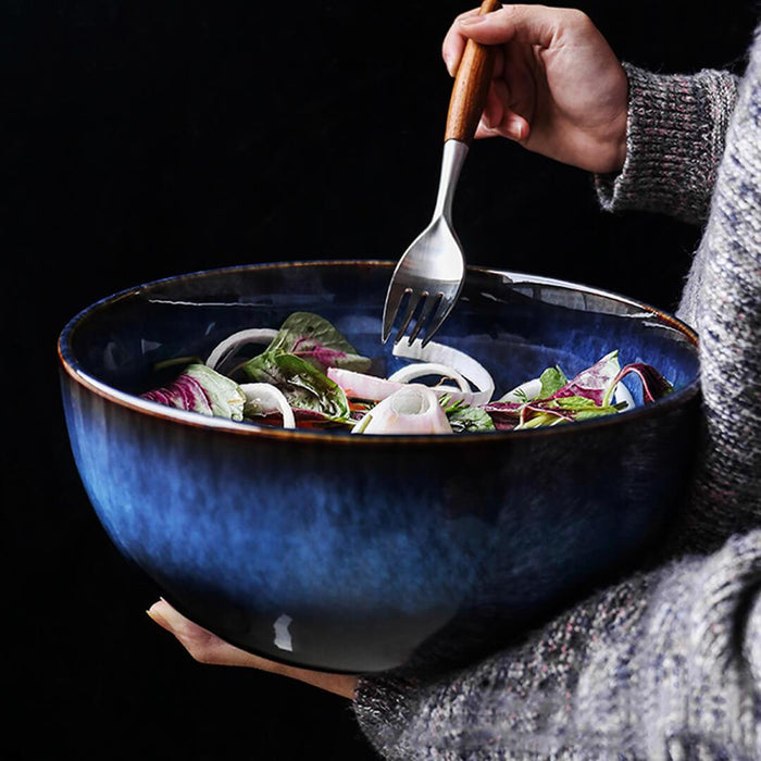 Ceramic Household Fruit Salad Bowl
