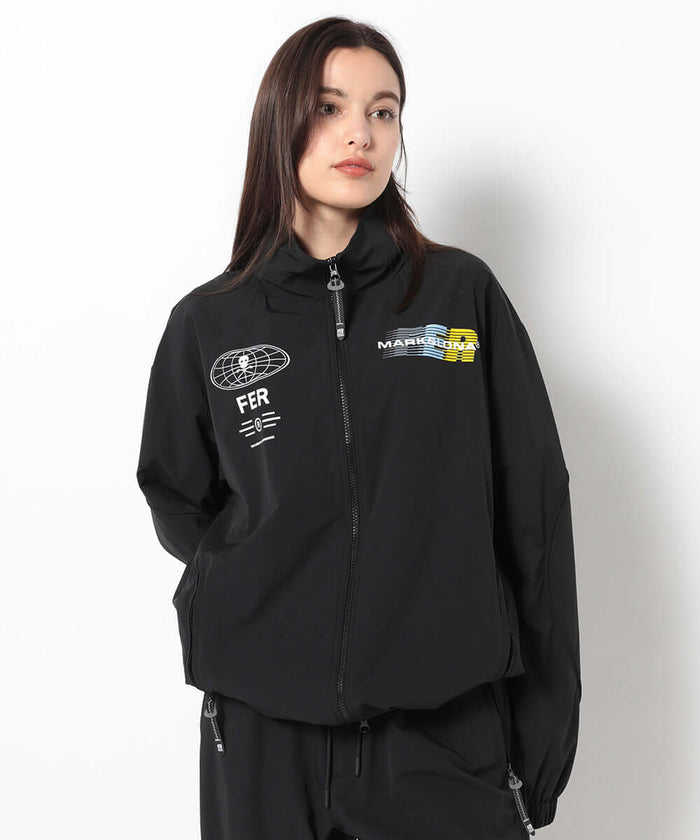 Contour Piped Stand Collar Jacket