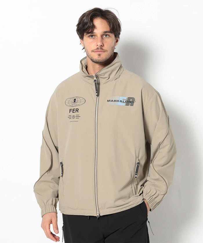 Contour Piped Stand Collar Jacket
