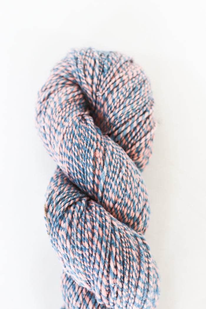 Ethiopian Handspun Cotton Yarn, Indigo + Madder Root Marled
