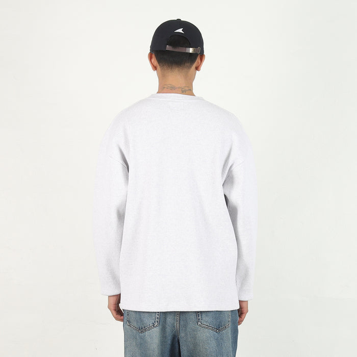 Gaufre Waffle L/S - Grey