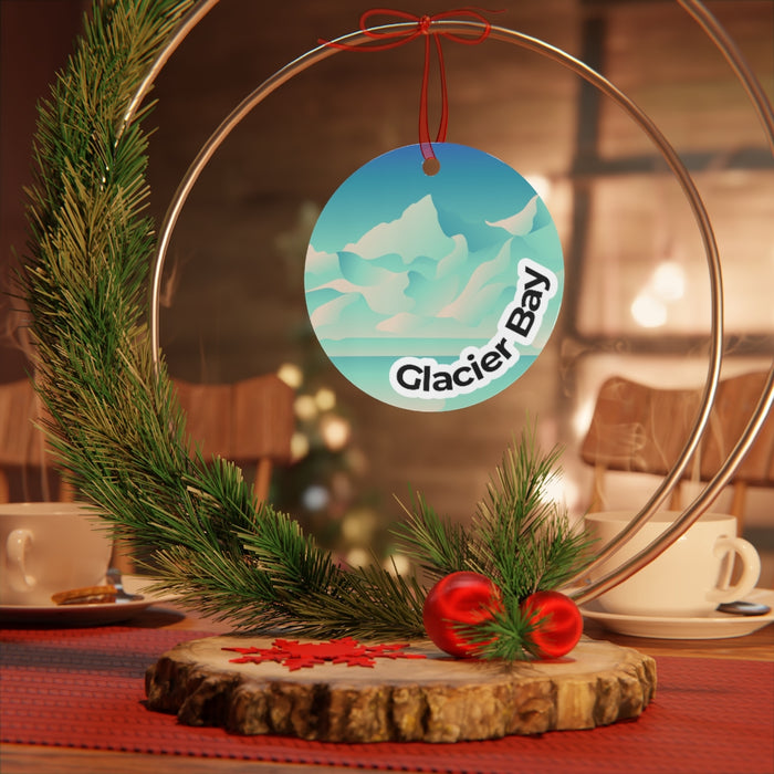 Glacier Bay National Park Metal Ornament