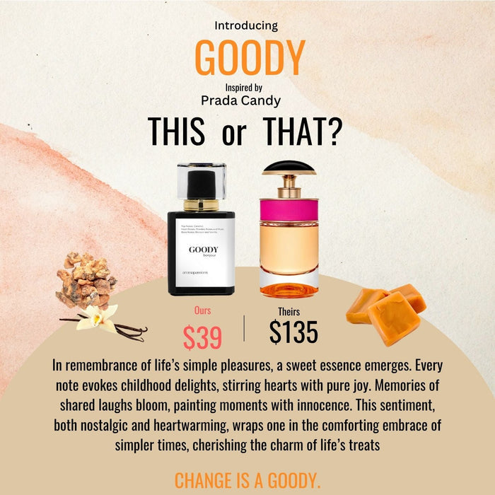 GOODY | Inspired by PRADA CANDY | Candy Dupe Pheromone Perfume - aromapassions