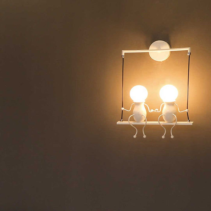 Humanoid Swing Wall Sconce