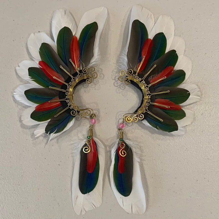 Feather wing Earrings 608