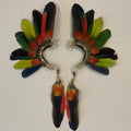 Feather wing Earrings 596