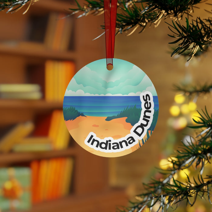 Indiana Dunes National Park Metal Ornament