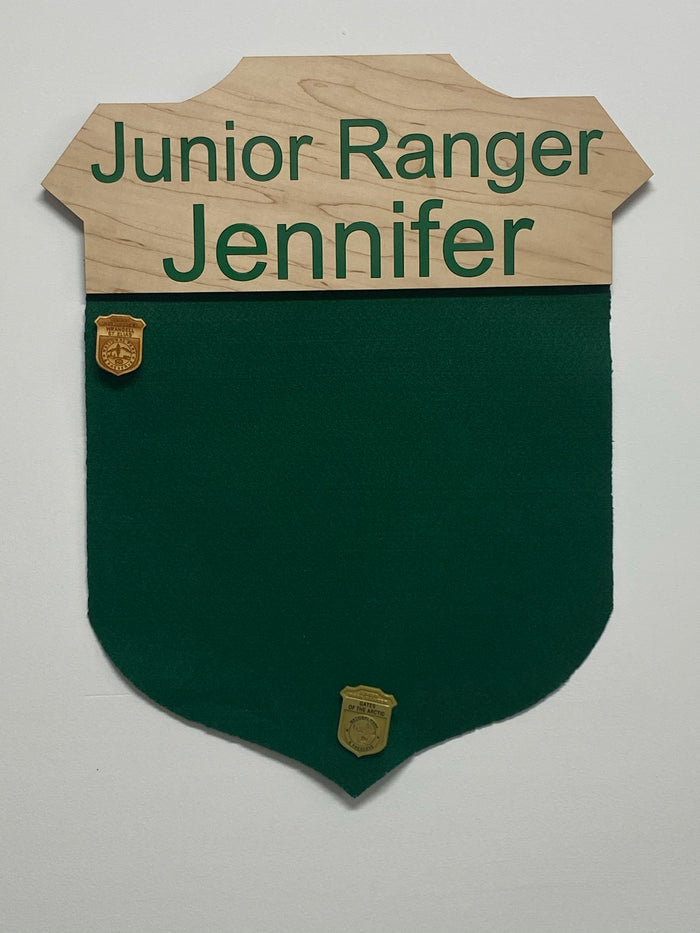 Junior Ranger Badge Display