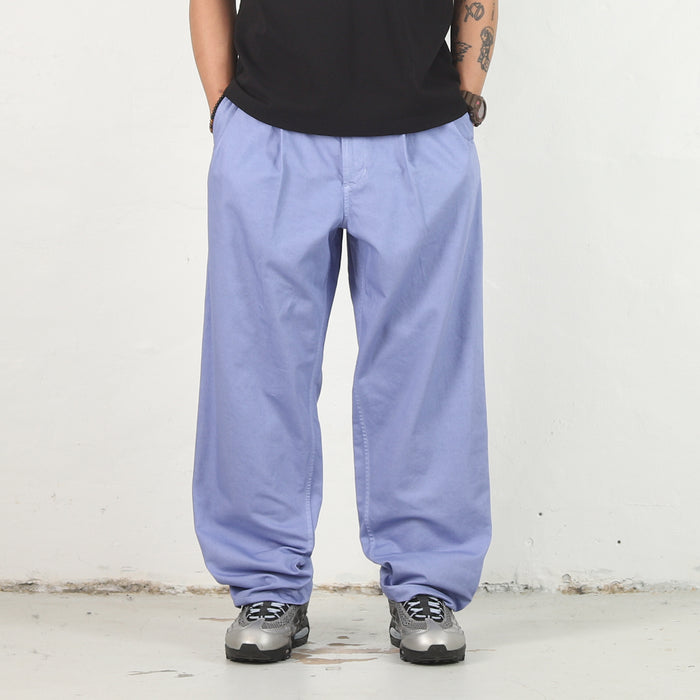 Overdye Two Tuck Pants - Purple