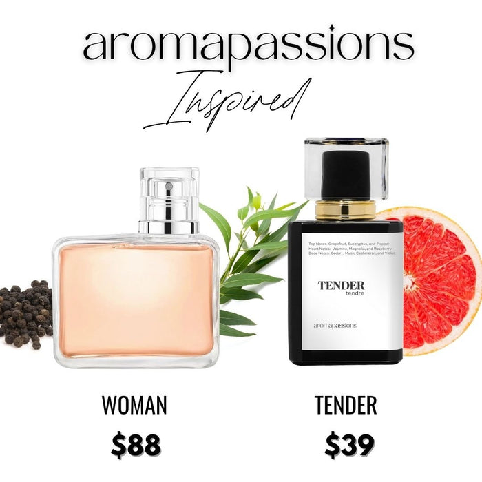 TENDER | Inspired by CALVIN KLEIN WOMAN | Woman Dupe Pheromone Perfume - aromapassions