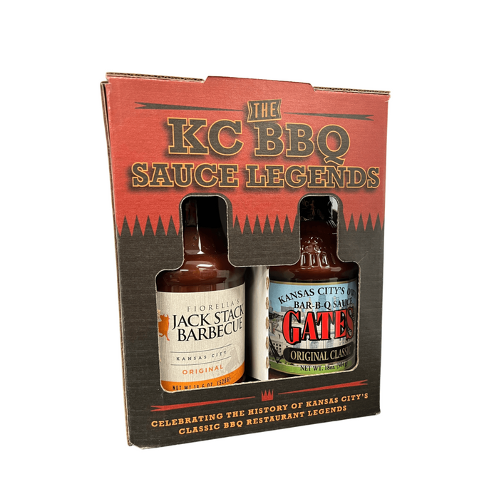 The KC BBQ Sauce Legends 4-pack Gift Box, view 2