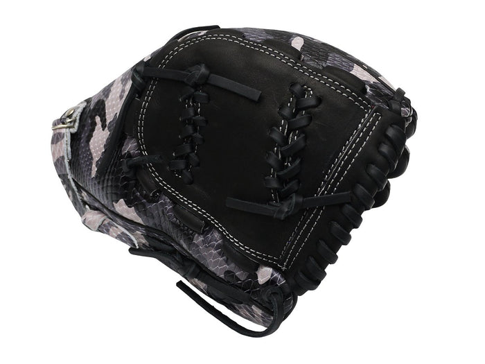 TWB Special Ops Camo US Kip Fastback 12 inch Pitcher Glove - Black/Grey