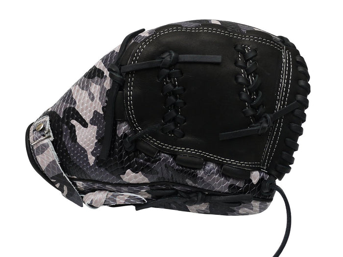 TWB Special Ops Camo US Kip Fastback 12 inch Pitcher Glove - Black/Grey