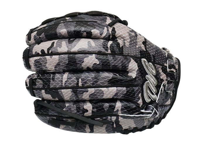 TWB Special Ops Camo US Kip Fastback 12 inch Pitcher Glove - Black/Grey