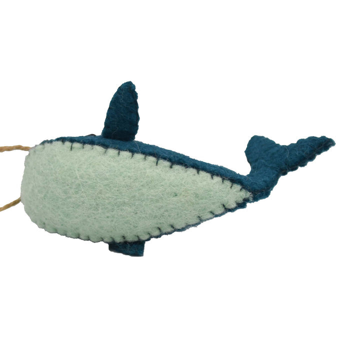 Whale Ornament Felt Christmas Ornament