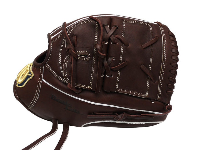 WILSON Staff Japan Basic Lab DUAL 12 inch Pitcher Glove - Dark Brown #4