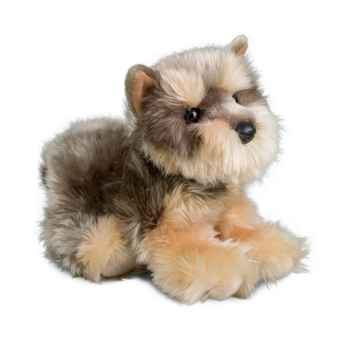 Soft Yettie the Yorkie plush toy from Douglas, featuring realistic details and cuddly fabric, perfect for plush toy collectors.